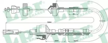 Трос, управление сцеплением LPR купить