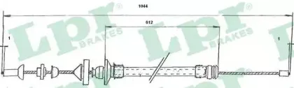C0176C  LPR - Трос зчеплення LPR купить