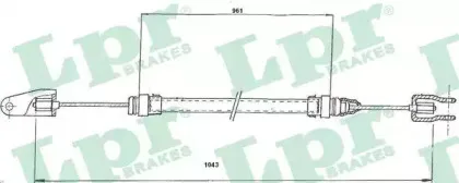 Трос, управление сцеплением LPR купить