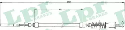 Трос, стояночная тормозная система LPR купить