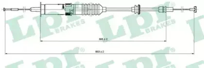 Трос, управление сцеплением LPR купить