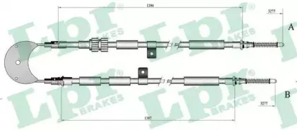 Трос, стояночная тормозная система LPR купить