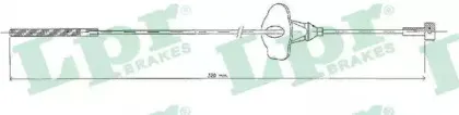 Трос, стояночная тормозная система LPR купить