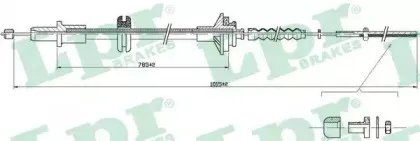 Трос, управление сцеплением LPR купить