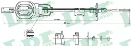 Трос, управление сцеплением LPR купить