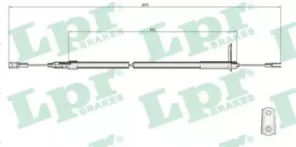 Трос, стояночная тормозная система LPR купить