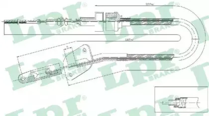Трос, управление сцеплением LPR купить