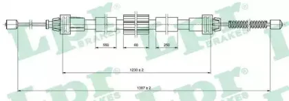 Трос, стояночная тормозная система LPR купить