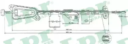 Трос, стояночная тормозная система LPR купить
