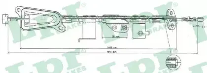 Трос ручного гальма LPR купить