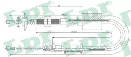 Трос, управление сцеплением LPR купить