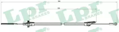 Трос, управление сцеплением LPR купить