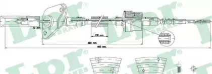 Трос, управление сцеплением LPR купить