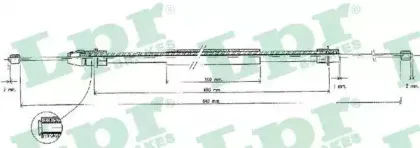 Трос, стояночная тормозная система LPR купить