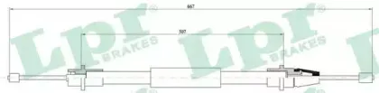 Трос, стояночная тормозная система LPR купить