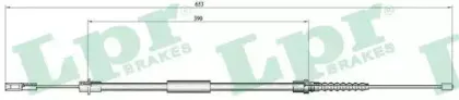 Трос ручного гальма LPR купить