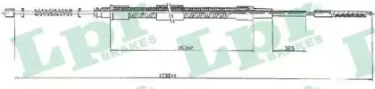 Трос, стояночная тормозная система LPR купить