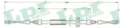 Трос, стояночная тормозная система LPR купить