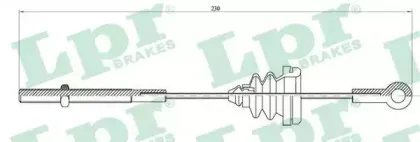 Трос, стояночная тормозная система LPR купить