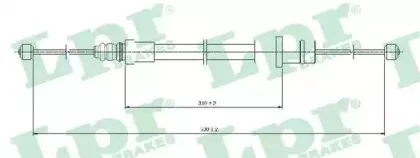 Трос, стояночная тормозная система LPR купить