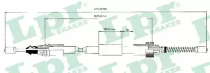 Трос, стояночная тормозная система LPR купить
