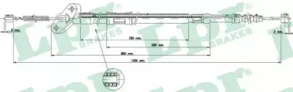 Трос, стояночная тормозная система LPR купить