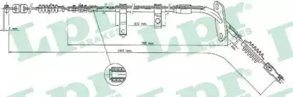 Трос, стояночная тормозная система LPR купить
