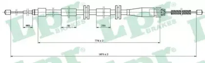 C1664B  LPR - Трос ручного гальма LPR купить