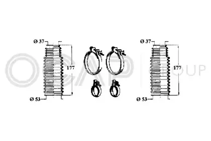 Комплект пылника, рулевое управление OCAP купить