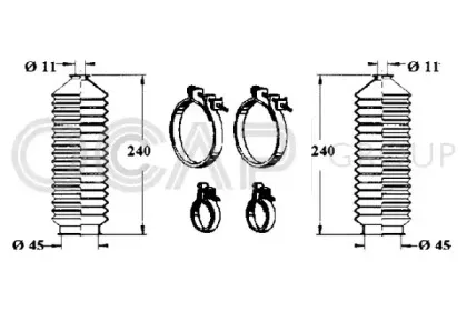 Комплект пылника, рулевое управление OCAP купить