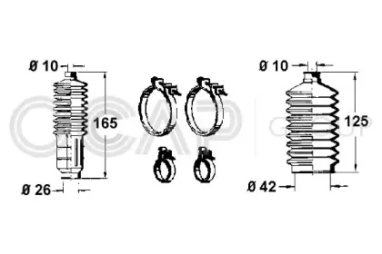Комплект пылника, рулевое управление OCAP купить