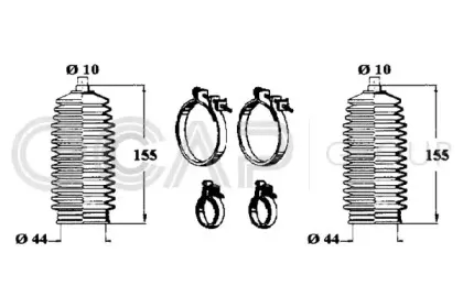Комплект пылника, рулевое управление OCAP купить
