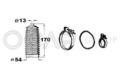 Комплект пылника, рулевое управление OCAP купить