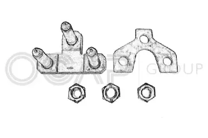 Комлектующее руля, подвеска колеса OCAP купить