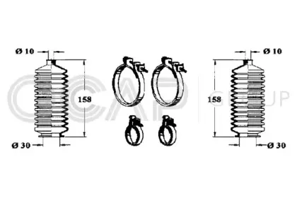 Комплект пылника, рулевое управление OCAP купить