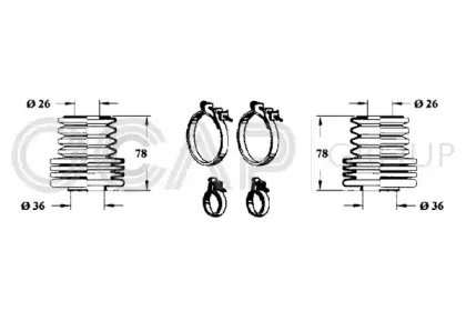 Комплект пылника, рулевое управление OCAP купить