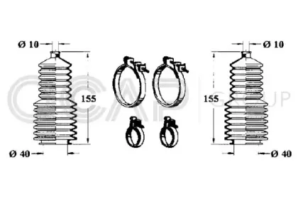 Комплект пылника, рулевое управление OCAP купить