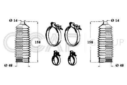 Комплект пылника, рулевое управление OCAP купить