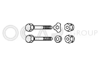 Ремкомплект, поперечный рычаг подвески OCAP купить