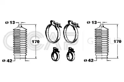 Комплект пылника, рулевое управление OCAP купить