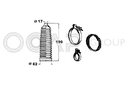 Комплект пылника, рулевое управление OCAP купить