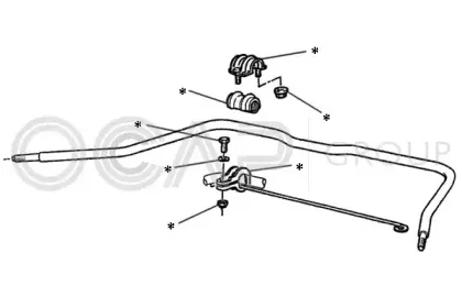 Ремкомплект, соединительная тяга стабилизатора OCAP купить