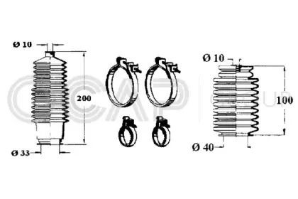Комплект пылника, рулевое управление OCAP купить