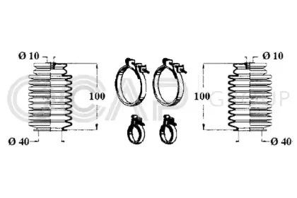 Комплект пылника, рулевое управление OCAP купить