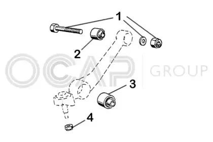 Комлектующее руля, подвеска колеса OCAP купить