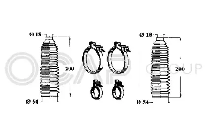 Комплект пылника, рулевое управление OCAP купить