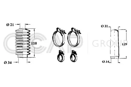 Комплект пылника, рулевое управление OCAP купить