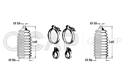 Комплект пылника, рулевое управление OCAP купить
