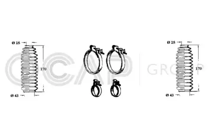 Комплект пылника, рулевое управление OCAP купить