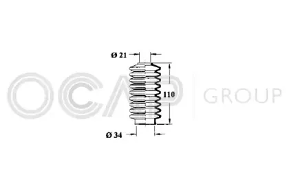 Пыльник, рулевое управление OCAP купить